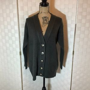 NWT Catherine Malandrino gray cardigan size small